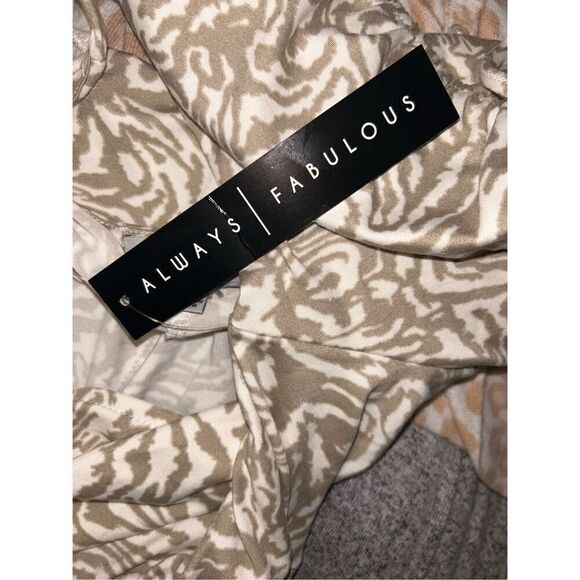 NWT Always Fabulous flowy tunic size medium - Picture 5 of 5